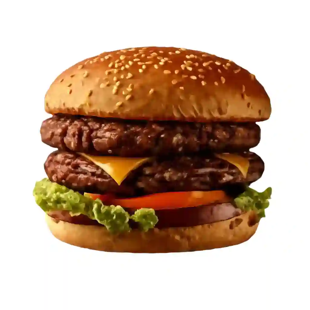 Cookout Huge Burger — triple patty